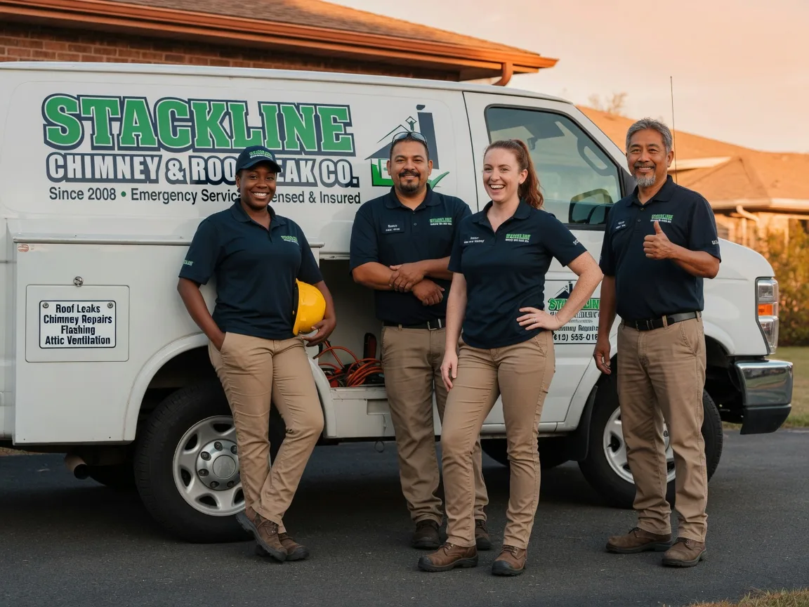 Chimney flashing repair company in Cherryville, NC